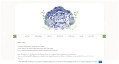 Desktop Screenshot of lachaumieredesmarais.com